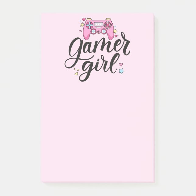 Gamer Girl Post-it Notes (Front)