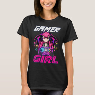 Gamer Girl Video Game Women Gaming Lover Cute Gift T-Shirt
