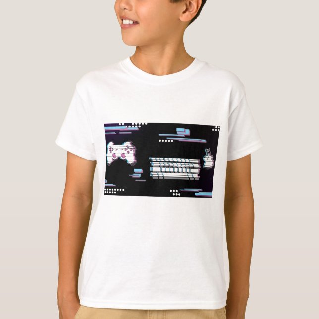 Gamer Glitch T-Shirt (Front)