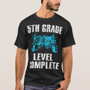 Gamer Graduation 5th Grade Level Complete Video Ga T-Shirt
