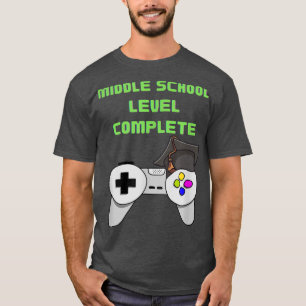 Gamer Graduation Video Game Lover Middle School Gr T-Shirt