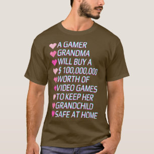 Gamer Grandma Buys Millions Of Video Games Nana Mi T-Shirt