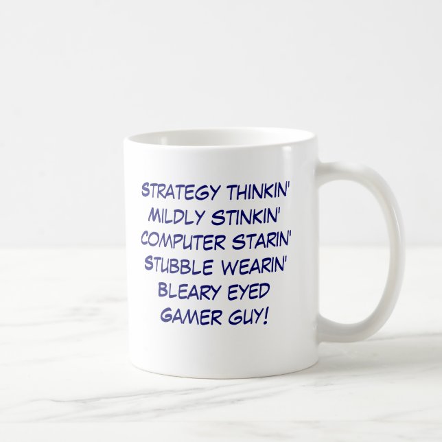gamer guy rhyme coffee mug (Right)
