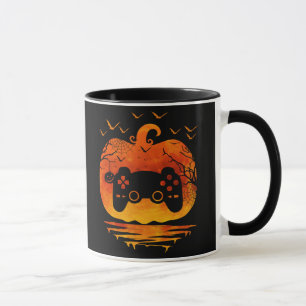 GAMER HALLOWEEN COSTUME PUMPKIN GAMER LOVER FALL MUG
