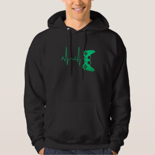 Gamer Heartbeat Gaming Video Game Lovers For Boys Hoodie