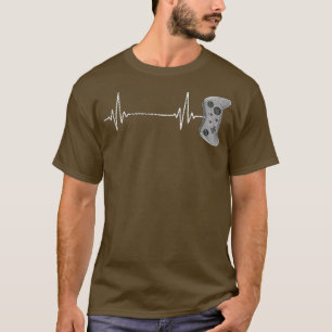 Gamer Heartbeat PS Video Game Controller T-Shirt