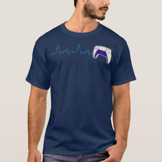 Gamer Heartbeat T-Shirt Video Game Lover T-Shirt