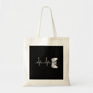 Gamer Heartbeat Video Game Lover Tote Bag