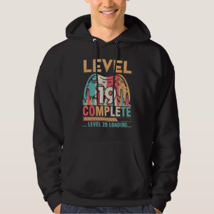 Gamer Husband Wife Marry Level 19 Complete Level 2 Hoodie