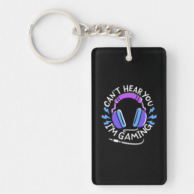 Gamer I Am Gaming Keychain (Front)