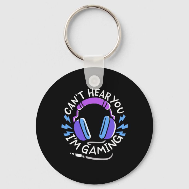 Gamer I Am Gaming Keychain (Front)