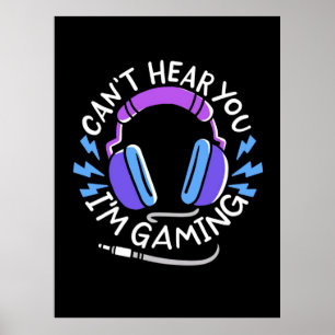 Gamer I Am Gaming Poster