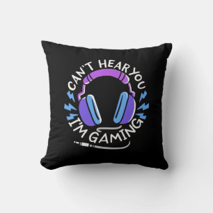 Gamer I Am Gaming Throw Pillow