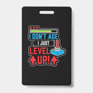 Gamer I Just Level Up Badge