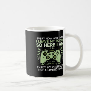 Gamer I Leave My Room Funny Gaming Men Boys Kids T Coffee Mug