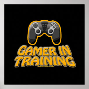 Gamer In Trainiing - Controller Poster