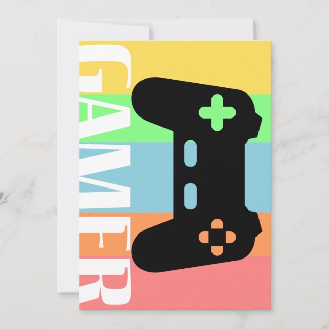 Gamer Invitation (Front)