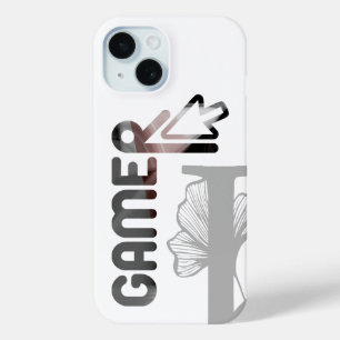 GAMER iPhone Cases Trend Abstract Black Powdery
