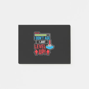 Gamer Just Level Up Post-it Notes