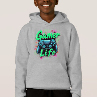 "Gamer Life T-Shirt - Cool, Retro & Jeu tendance