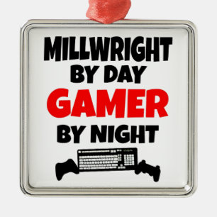 Gamer Millwright Metal Ornament