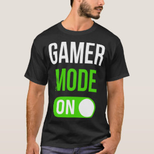 Gamer Mode On Kids Teen Gaming Funny Video Gaming T-Shirt