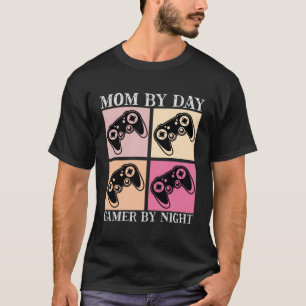 Gamer Mom Motherhood Joystick Controller Video Gam T-Shirt