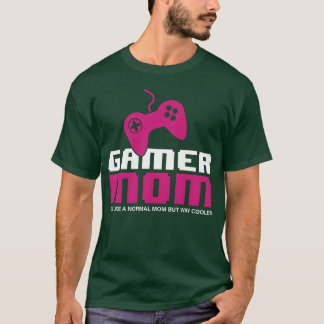 Gamer Mom Video Games Gaming Lover Mother Player v T-Shirt