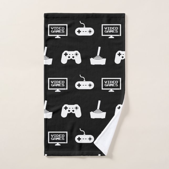 Gamer orienté de jeu vidéo de conception de jeu de (Serviette à main)