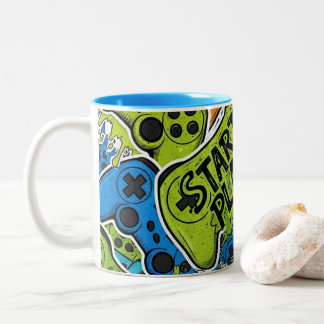 Gamer Pattern Coffee Mug