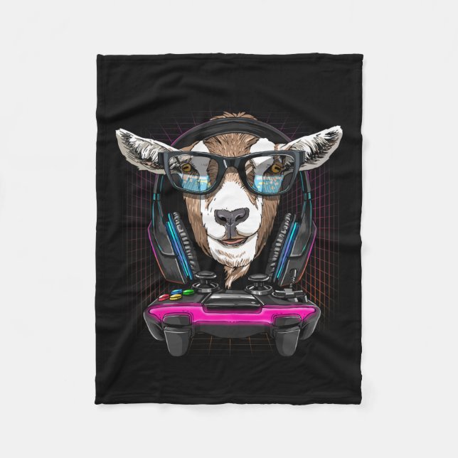 Gamer Pc Computer Video Game Lover Streaming Gamin Fleece Blanket (Front)
