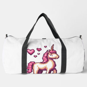 Gamer Pixel Unicorn (1) Duffle Bag