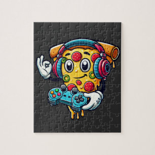 Gamer Pizza Video Gaming Food  jigsaw puzzle