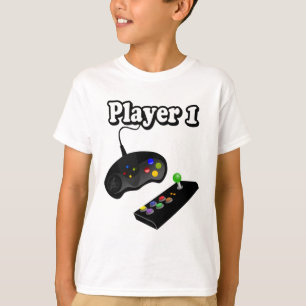 Gamer   Player 1   Personalize T-Shirt