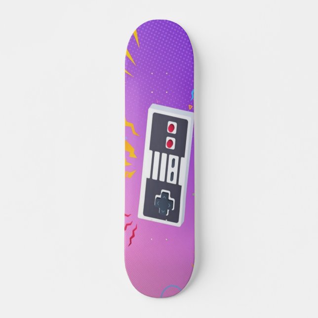 Gamer Player Boom Skateboard (Front)