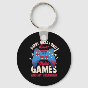 Gamer Priorities – Video Games And Girlfriend Keychain