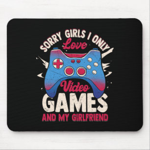 Gamer Priorities – Video Games And Girlfriend Mouse Pad