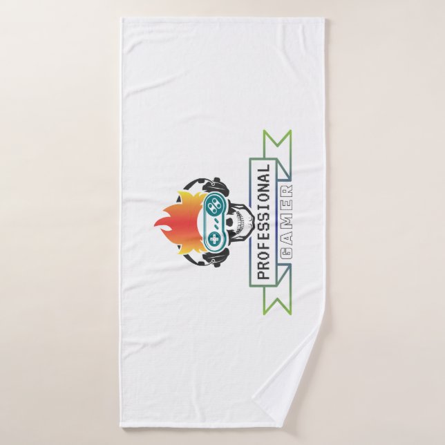 Gamer professionnel (Serviette de bain)