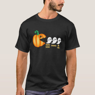 Gamer Pumpkin Chase Ghosts Of Homework Chores Bedt T-Shirt