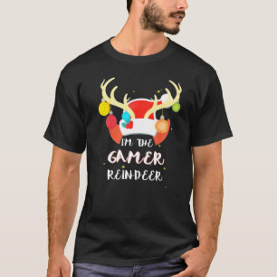 Gamer Reindeer Group Matching Family Costume Chris T-Shirt