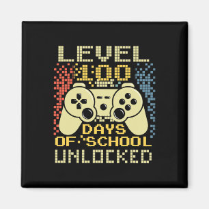 Gamer Retro 100th Day Teacher 100 Days Of School B Magnet