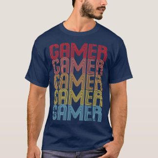 Gamer Retro 70s Game Funny  T-Shirt