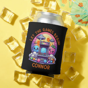 Gamer Retro Arcade Can Cooler