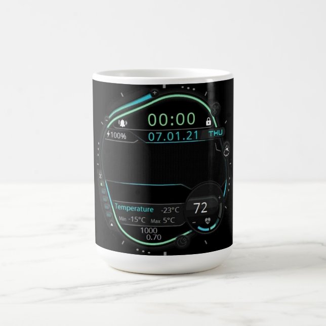 Gamer Setup Esthetic Digital Mug (Center)