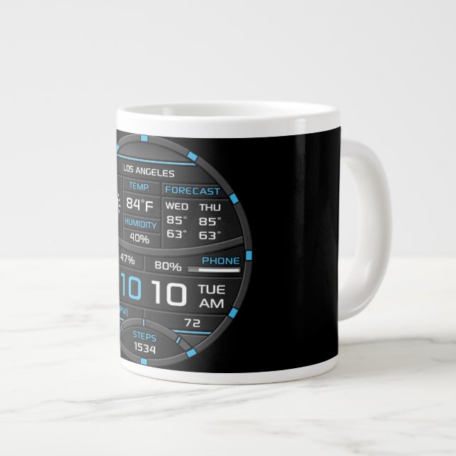 Gamer Setup Esthetic Digital Mug (Front Right)