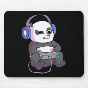 Gamer Shirt For Boys Gaming Teen Girl Funny Panda Mouse Pad