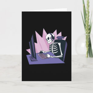 GAMER SKELETON CARD