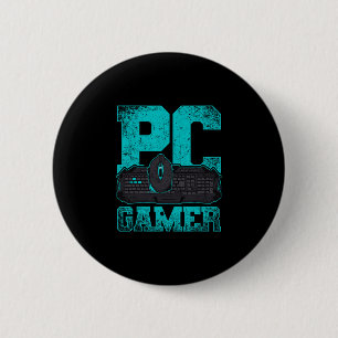 Gamer Sport Computer Games Player Gift Pc Gaming 2 Inch Round Button