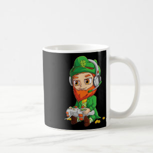 Gamer St Patricks Day Shirt Kids Boys Men Video Ga Coffee Mug