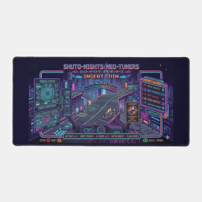 GAMER STYLE  DESK MAT (Front)